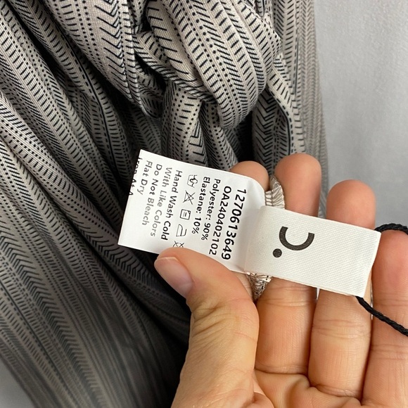 COMMENSE NWT Backless U-Neck Halter Strap Long Dress - Light Grey - Size Small - Picture 10 of 11